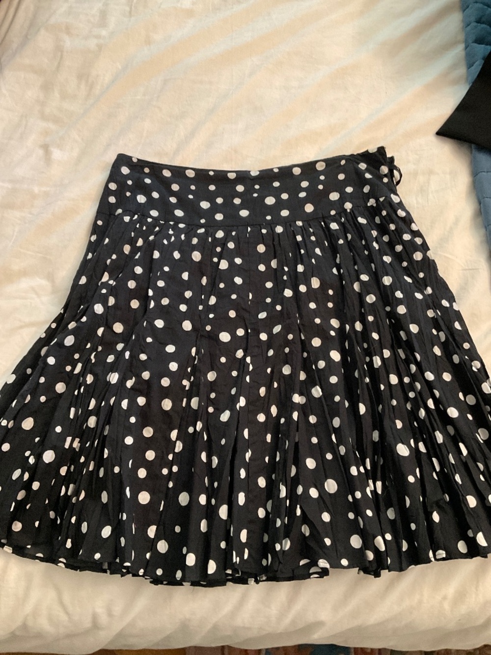INC black/white polka dot skirt size 10P